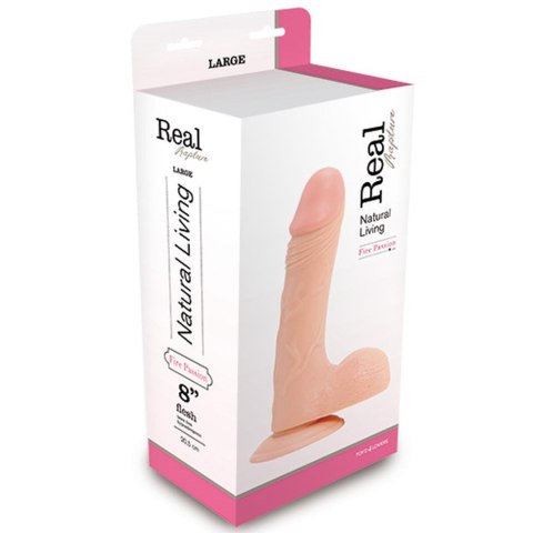Dildo realistyczne Real Rapture biały 23 cm Real Rapture