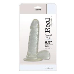 Dildo żelowe Real Rapture transparentne 16 cm Real Rapture
