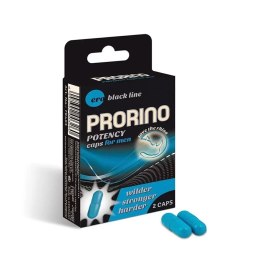Kapsułki na potencję Prorino Men Hot 2 sztuki czarna linia Hot