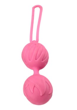 Kulki dopochwowe silikonowe Geisha Lastic jasnoróżowe 16,5 cm Adrien Lastic