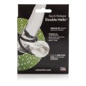 Pierścień erekcyjny gumowy Quick Release Double Helix czarny 6 cm CalExotics