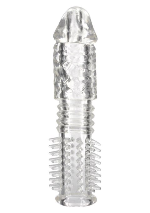 Przedłużka na penisa TPE transparentna 14 cm Seven Creations