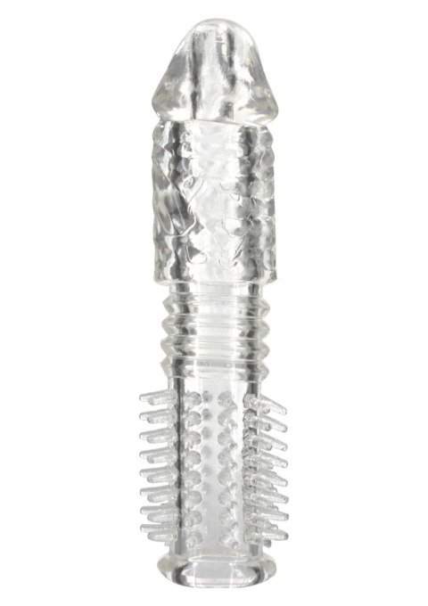 Przedłużka na penisa TPE transparentna 14 cm Seven Creations