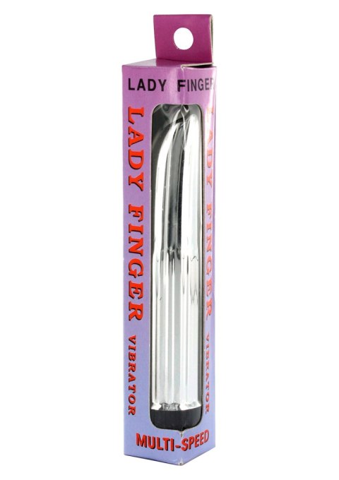 Wibrator Ladyfinger Mini srebrny 14 cm Seven Creations