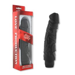 Wibrator realistyczny Pleasures czarny 18 cm Seven Creations