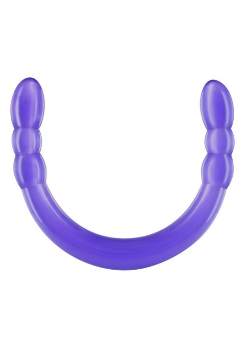 Dildo podwójne Double Digger ToyJoy fioletowe 45 cm TOYJOY