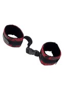 Kajdanki regulowane aksamitne Scandal Control Cuffs Calexotics czarny CalExotics