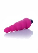 Plug wibrujący Alive Lance silikonowy różowy 14 cm Alive