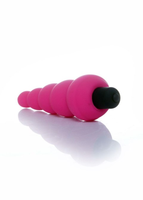 Plug wibrujący Alive Lance silikonowy różowy 14 cm Alive