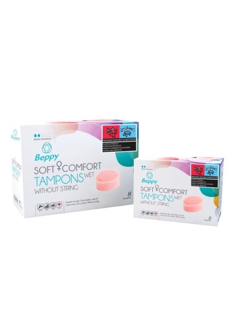 Tampony Beppy Soft Comfort Mokre Naturalne 2 sztuki Beppy