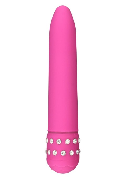 Wibrator ToyJoy Diamond Superbe Vibe różowy z kryształkami 15.5 cm TOYJOY