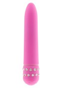 Wibrator ToyJoy Diamond Superbe Vibe różowy z kryształkami 15.5 cm TOYJOY