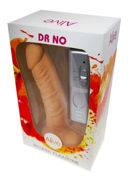 Wibrator realistyczny Alive Dr No z przyssawką Alive