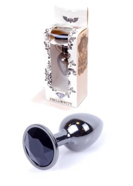 Biżuteria analna ze stali nierdzewnej z diamencikiem srebrna 7 cm B - Series HeavyFun