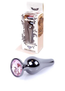 Korek analny stalowy biżuteryjny srebrny HeavyFun 9.5 cm B - Series HeavyFun