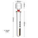 Masażer super mocny USB biały 10 funkcji B Series Magic B - Series Magic