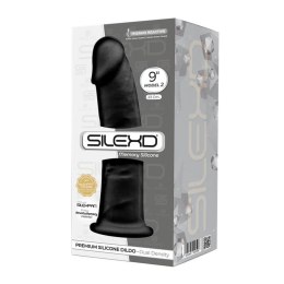 Realistyczne dildo silikonowe Silexd 23 cm podwójna gęstość Silexd