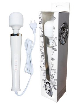 Silikonowy masażer Magic Wand biały 10 funkcji B - Series Magic
