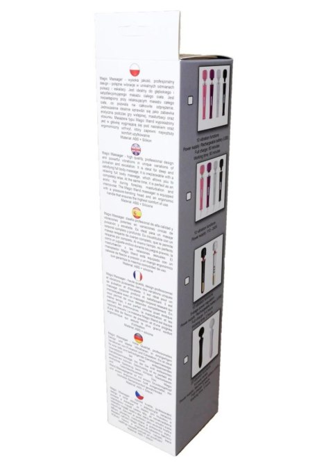 Stymulator łechtaczki Magic Wand fioletowy USB 10 programów B - Series Magic