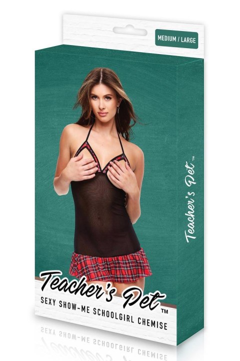 2 PC SHOWME SCHOOLGIRL SET, S/M Teacher''s Pet