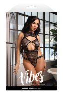 BARBED WIRE FISHNET BODYSUIT, M/L Fantasy Lingerie