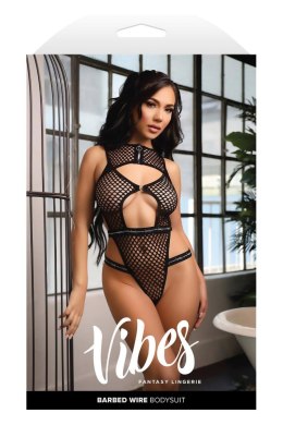 BARBED WIRE FISHNET BODYSUIT, M/L Fantasy Lingerie