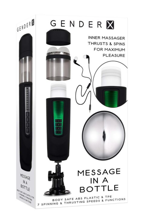 GENDER X MESSAGE IN A BOTTLE Gender X
