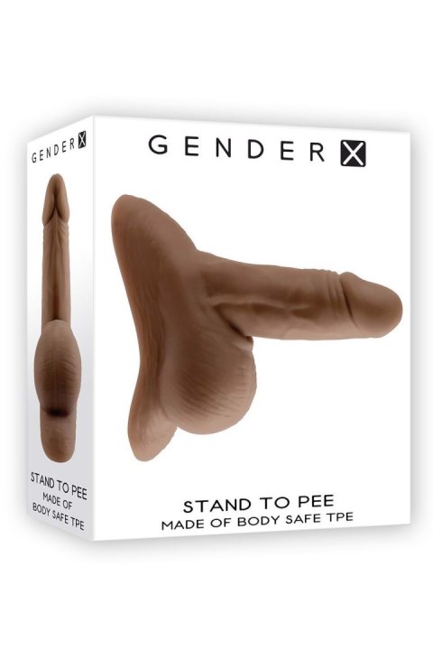 GENDER X TPE STAND TO PEE DARK FLESH Gender X