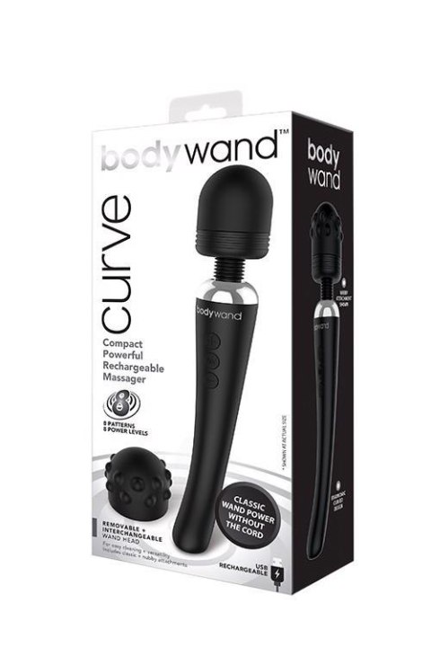 BODYWAND CURVE RECHARGEABLE BLACK Bodywand