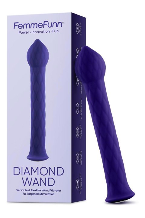 FEMMEFUNN DIAMOND WAND DARK PURPLE FemmeFunn