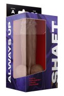 SHAFT MODEL A 7.5 INCH LIQUIDE SILICONE DONG WITH BALLS OAK Shaft