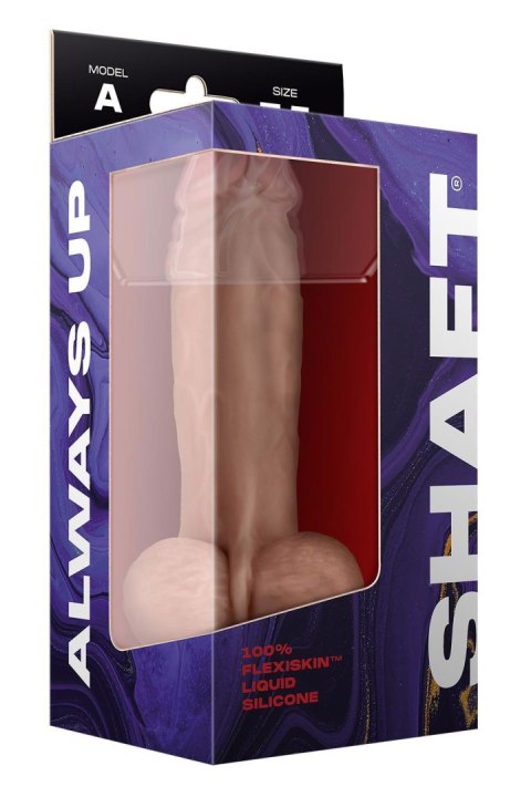 SHAFT MODEL A 7.5 INCH LIQUIDE SILICONE DONG WITH BALLS PINE Shaft