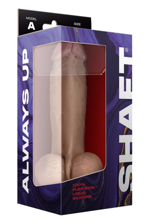 SHAFT MODEL A 8.5 INCH LIQUIDE SILICONE DONG WITH BALLS PINE Shaft