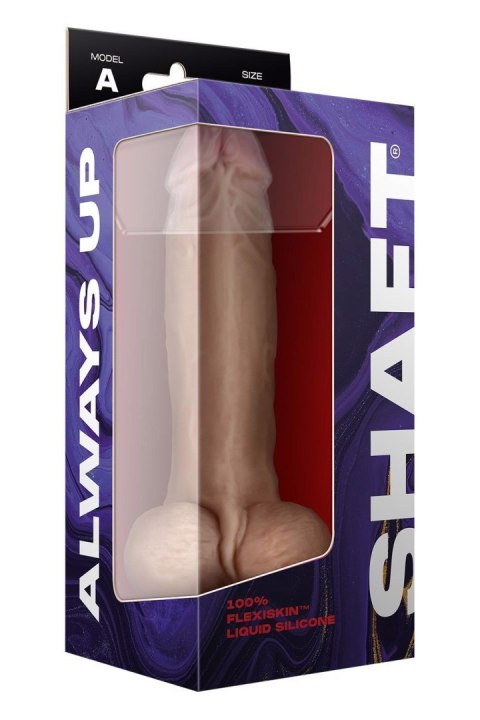 SHAFT MODEL A 9.5 INCH LIQUIDE SILICONE DONG WITH BALLS PINE Shaft
