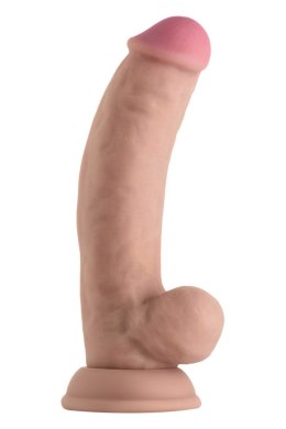 SHAFT MODEL C 7.5 INCH LIQUIDE SILICONE DONG WITH BALLS PINE Shaft