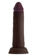 SHAFT MODEL J 6.5 INCH LIQUIDE SILICONE DONG MAHOGANY Shaft