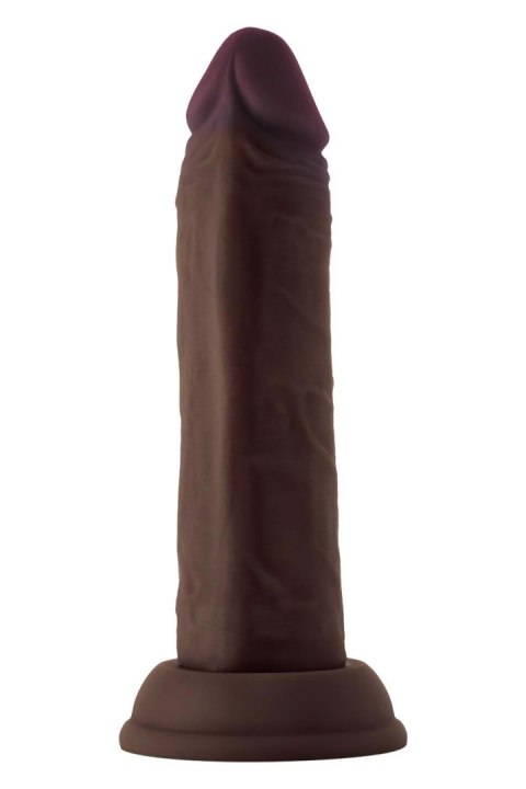 SHAFT MODEL J 6.5 INCH LIQUIDE SILICONE DONG MAHOGANY Shaft