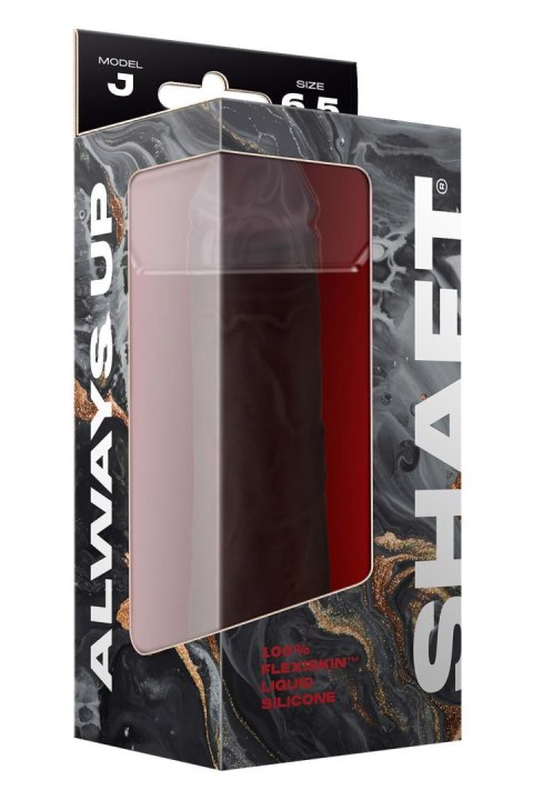 SHAFT MODEL J 6.5 INCH LIQUIDE SILICONE DONG MAHOGANY Shaft
