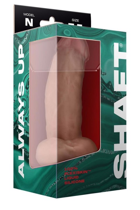 SHAFT MODEL N 7.5 INCH LIQUIDE SILICONE DONG WITH BALLS PINE Shaft
