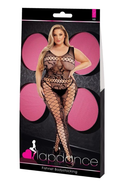 LAPDANCE FISHNET BODYSTOCKING BLACK, QUEEN Lapdance