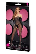 LAPDANCE LONG SLEEVE LACE BODYSTOCKING BLACK, OS Lapdance