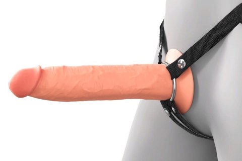 FXTE 9" Hollow Strap-On Dual Fantasy X-Tensions Elite