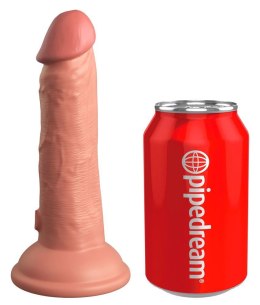 KCE 6 DD Vibrating Cock Tan King Cock Elite