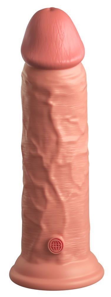KCE 8 DD Vibrating Cock Light King Cock Elite