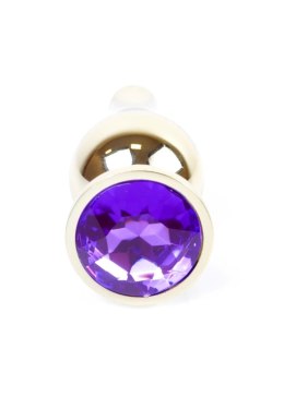 Biżuteria analna HeavyFun złota fioletowa 9,5 cm B - Series HeavyFun