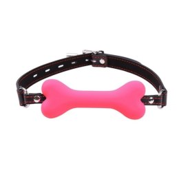 Knebel silikonowy w kształcie kości Kinky Pleasure różowy Power Escorts