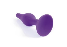 Korek analny silikonowy B Series HeavyFun fioletowy mały 10 cm B - Series HeavyFun