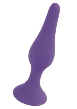 Korek analny silikonowy BOSS fioletowy 15,5 cm B - Series HeavyFun