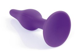 Korek analny silikonowy BOSS fioletowy 15,5 cm B - Series HeavyFun