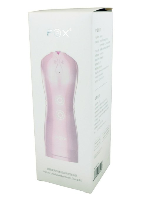 Masturbator waginalny pulsacyjny wibrujący B-Series Fox różowy USB B - Series Fox